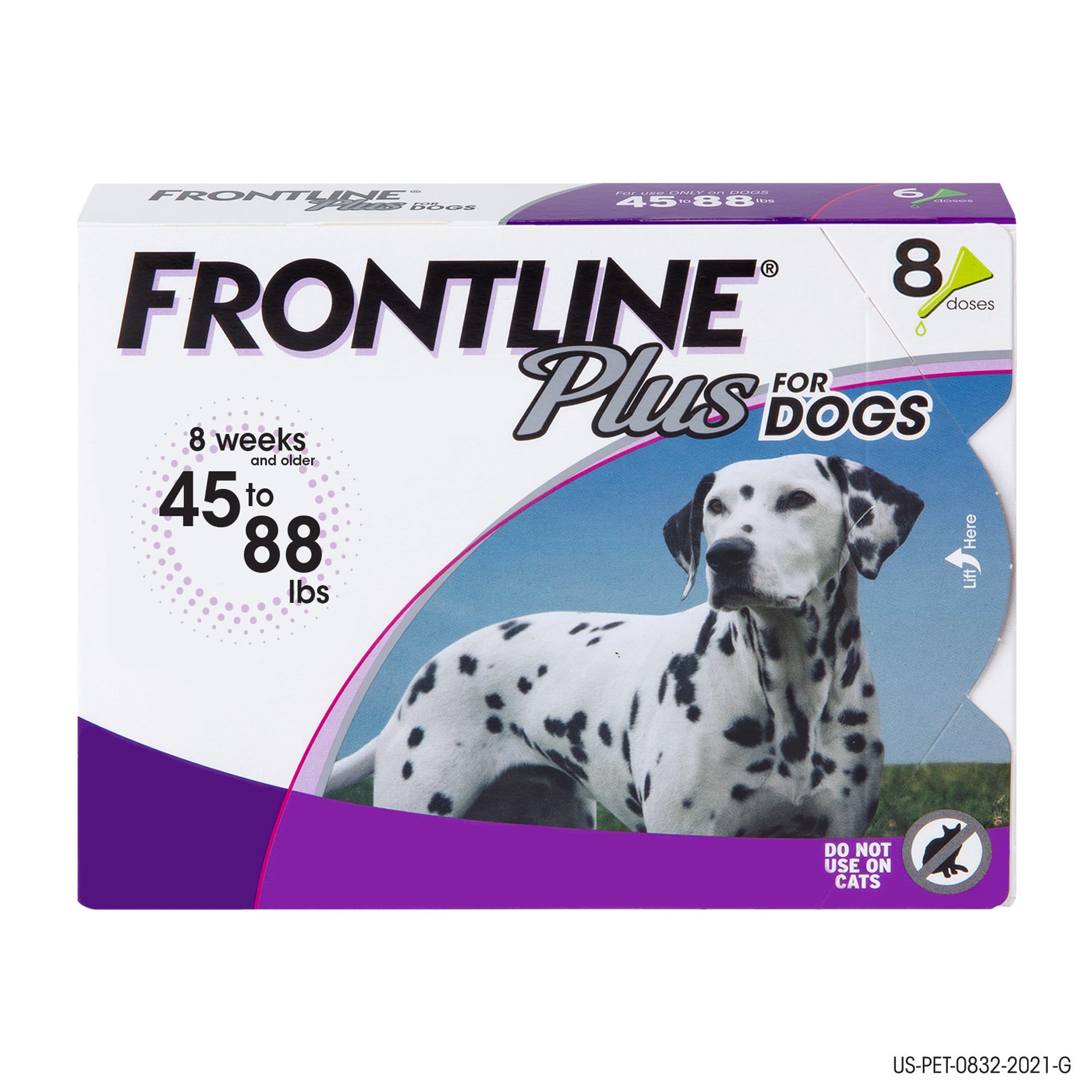 FRONTLINE Plus Flea  Tick Drops for Dogs – Large