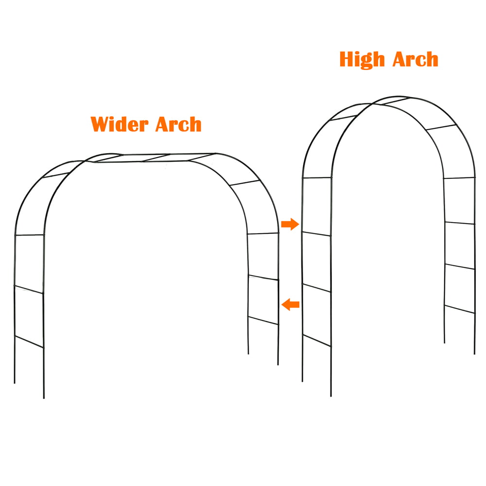 Heyfurni Garden Wedding Arch, Garden Arbor, 7'8