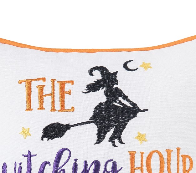 X 10 quot The Witching Hour Halloween Pillow