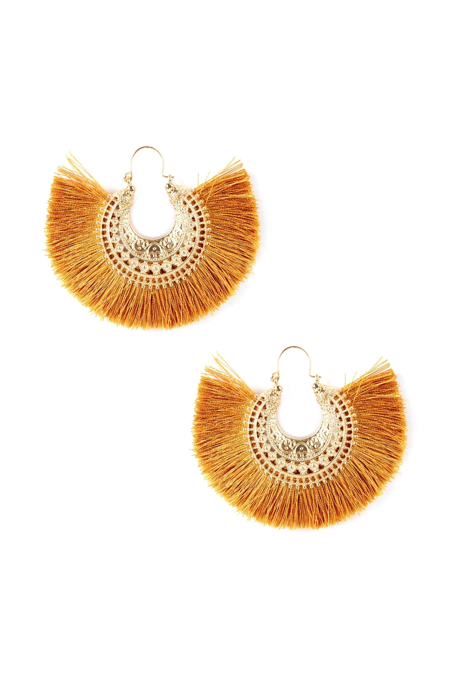 Major Fan Tassel Earrings