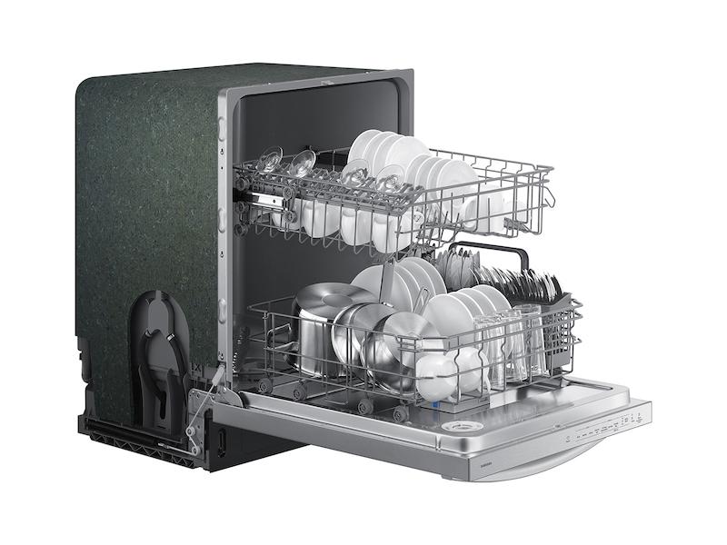 Samsung DW80CG4021SR Fingerprint Resistant 53 Dba Dishwasher With Height-Adjustable Rack In Stainless Steel