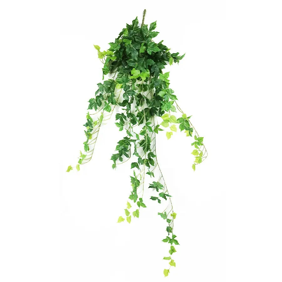 Supplies 110cm long 245lvs artificial mini green ivy leaves hanging bush