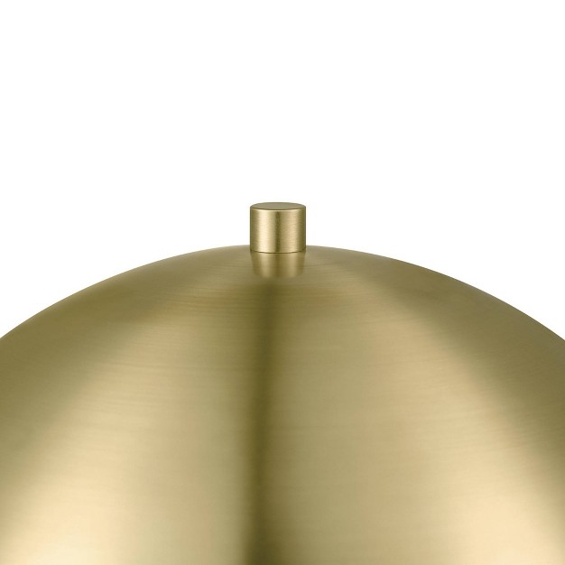 Novogratz X Globe Olivia Table Lamp Matte Brass Globe Electric