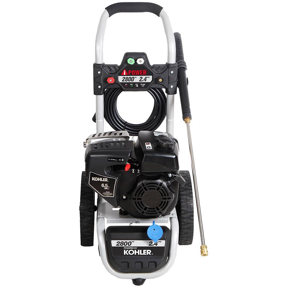 A-iPower 2800 PSI 2.4 GPM Kohler Cold Water Gas Pressure Washer PWF2800KH