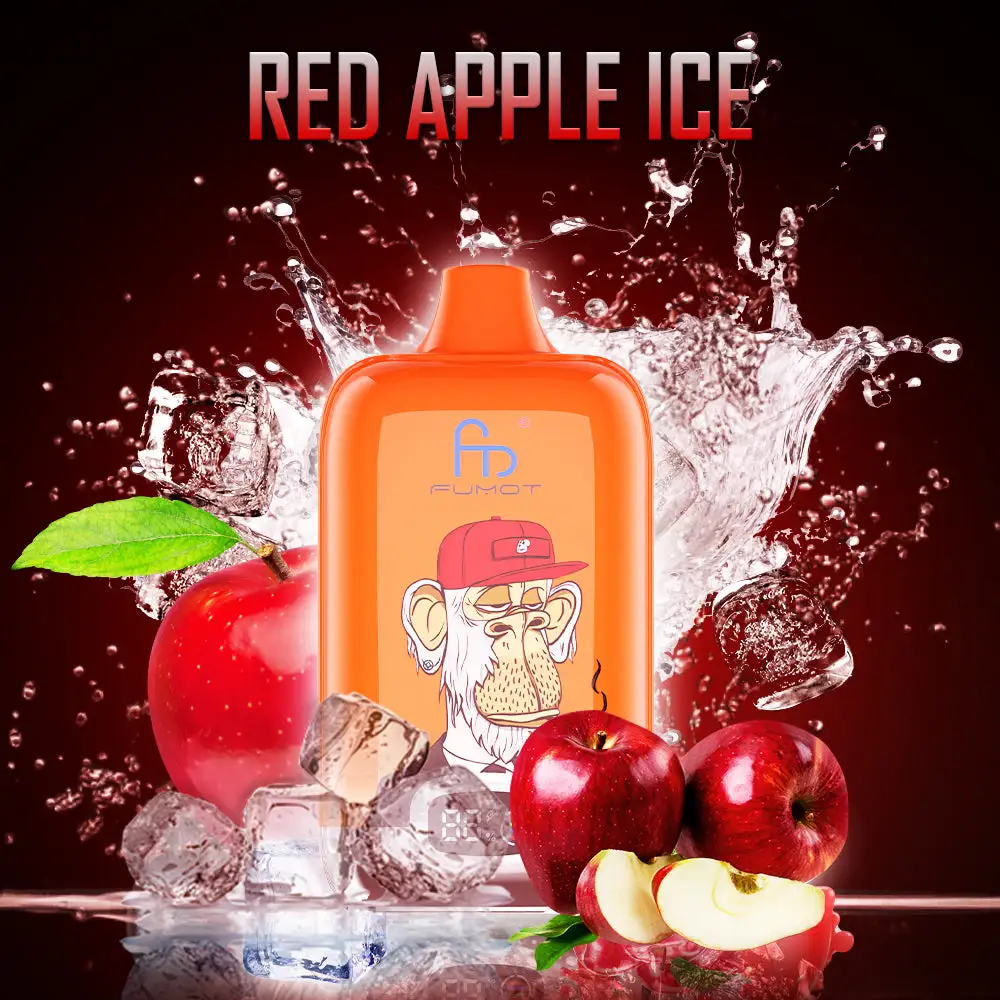 Fumot Tornado Digital Box 12000 Puffs - Red Apple Ice