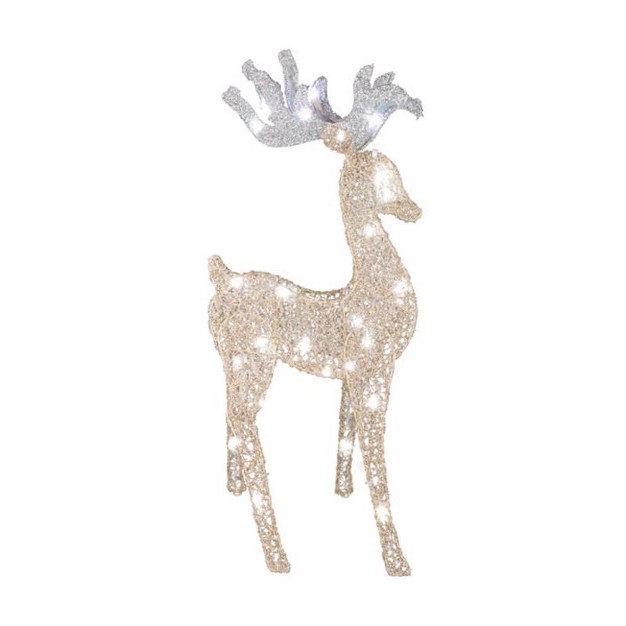 Gemmy Flat tastics Led White 30 In Starry Night A Frame Buck Yard Decor