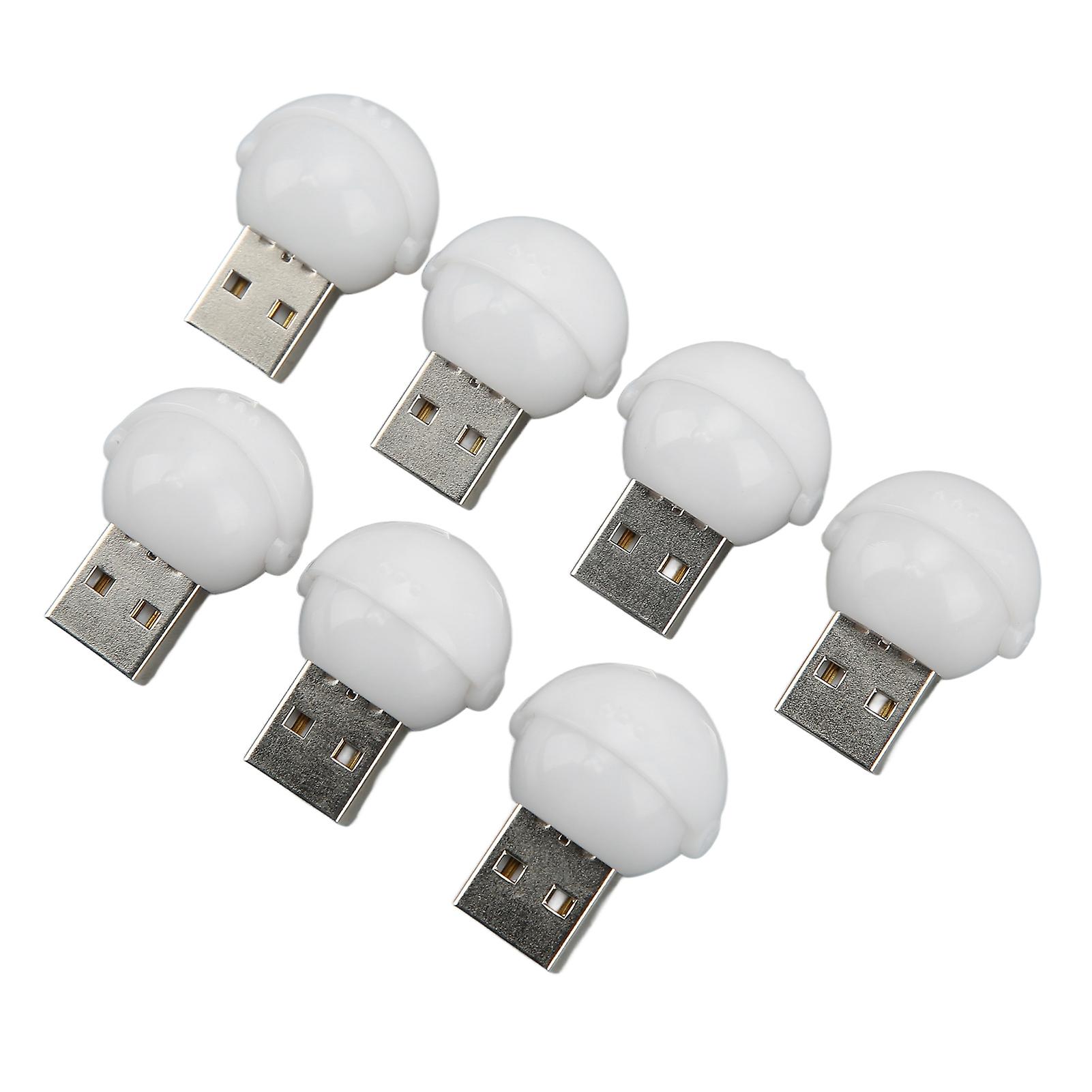 7pcs Led Car Interior Atmosphere Lamp 7color Usb Ambient Lamp For Computers Laptop Power Bank