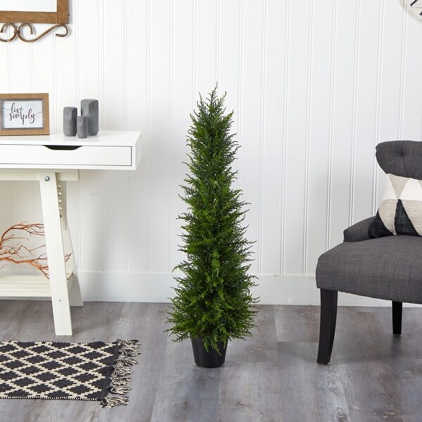 3.5' Cypress Artificial Tree UV Resistant (Indoor/Outdoor)