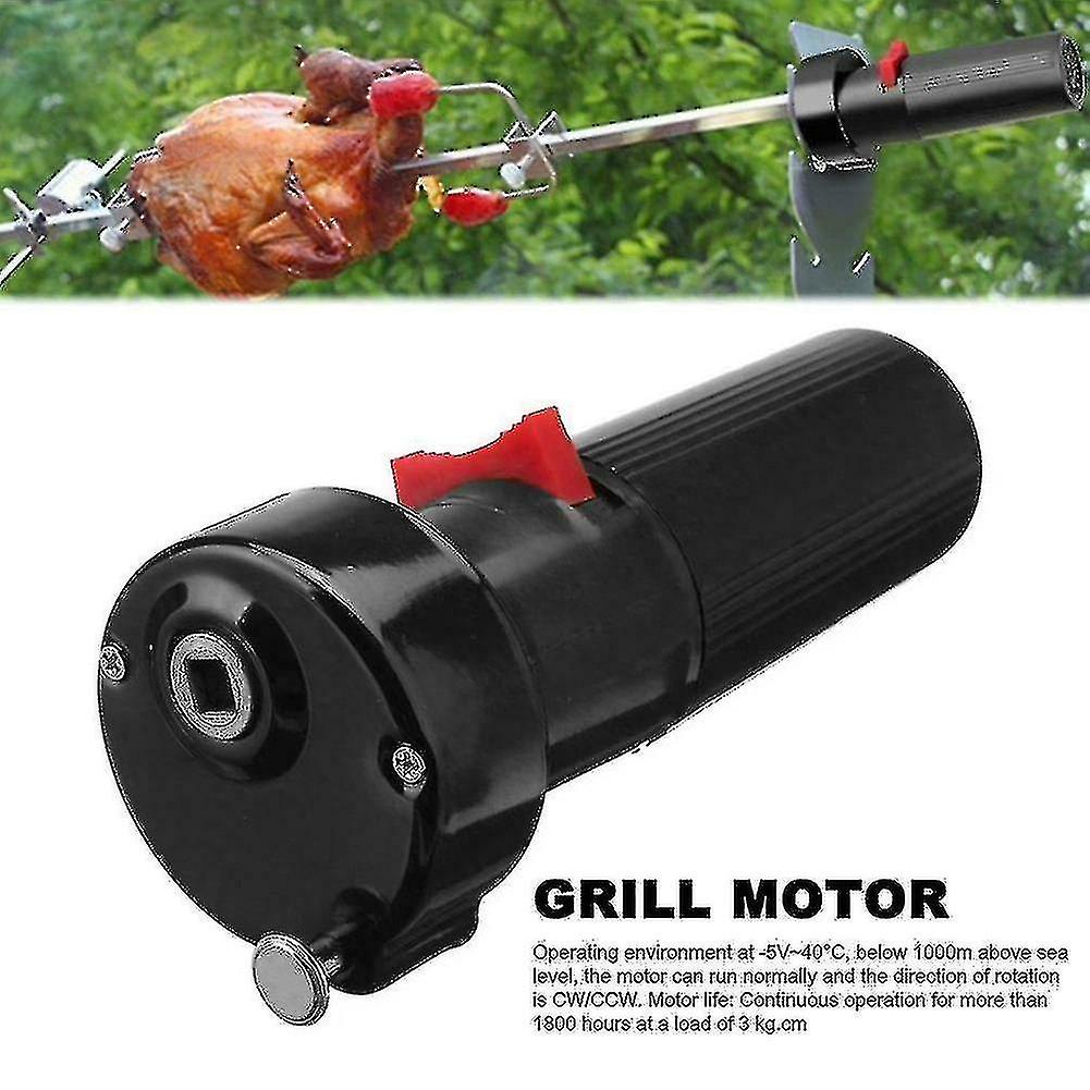 Electric Grill Rotisserie Motor Roast Rotator Spit 1.5v Battery For Bbq Barbecue