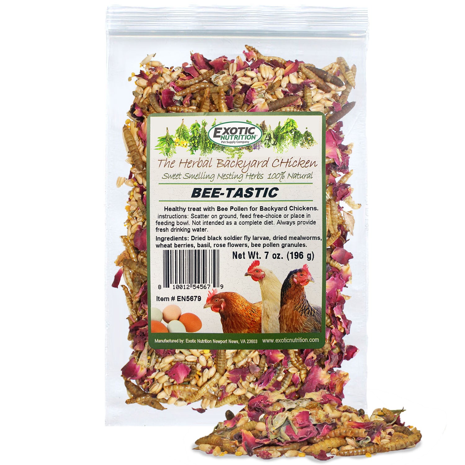 Exotic Nutrition Bee-Tastic Chicken Treat