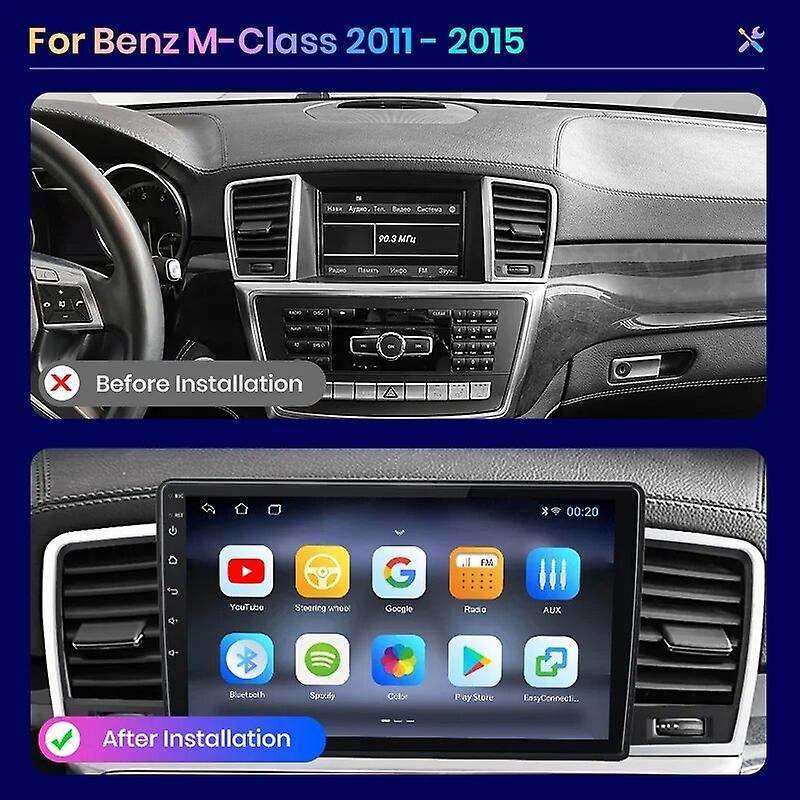 Carplay Car Radio For Mercedes-Benz M-Class M Class W166 ML 2011 - 2015 Multimedia Player Android