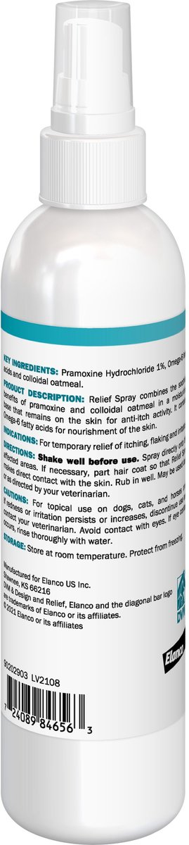 Relief Spray for Itchy Skin for Dogs， Cats， and Horses