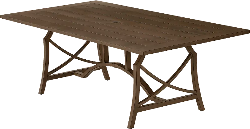 Potomac Brown Patio Dining Table