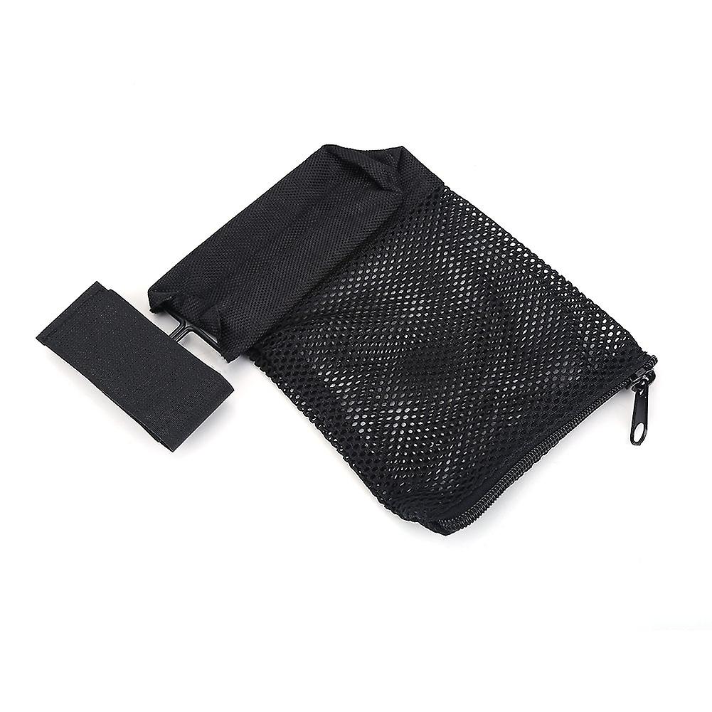 Zippered Bullet Catcher Rifle Gun Shell Holder Wrap Around Zipper Mesh Bag Accessory