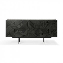 Buffet Graphic 224X45X80CM Teck Ethnicraft - Mobilier Intérieur - GRIIN