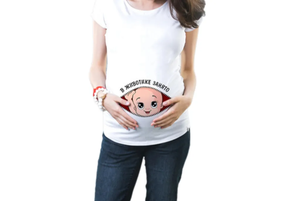 2025 New Maternity Crew Neck T-Shirt – Slimming Casual Top