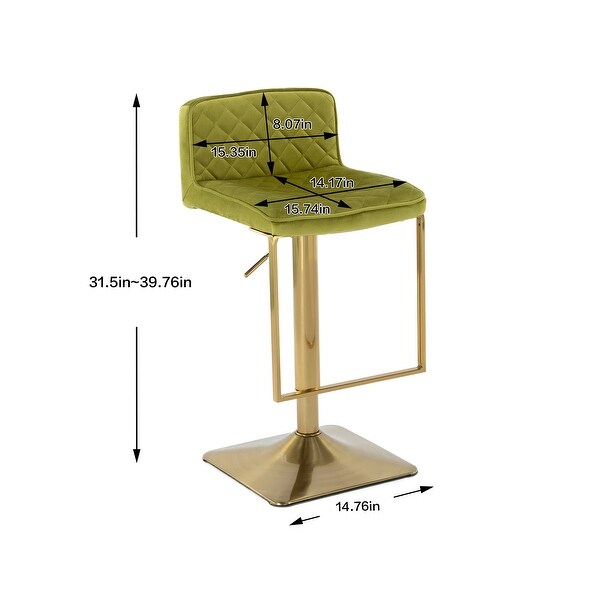 Bar Stools - Swivel Barstool Chairs with Back( 1pc/ctn )