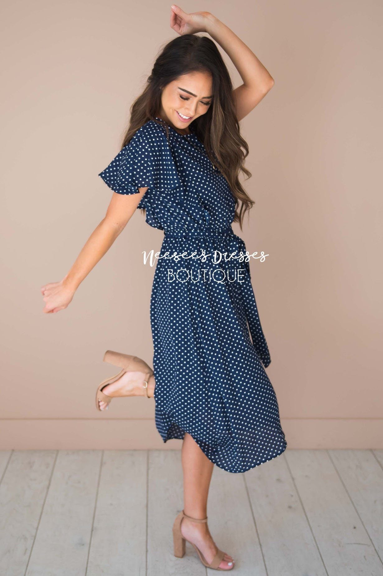 The Kynlei Polka Dotted Dress