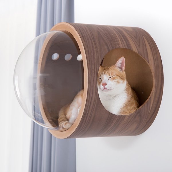 MyZoo Spaceship Gamma Wall Mounted Cat Wall Shelf