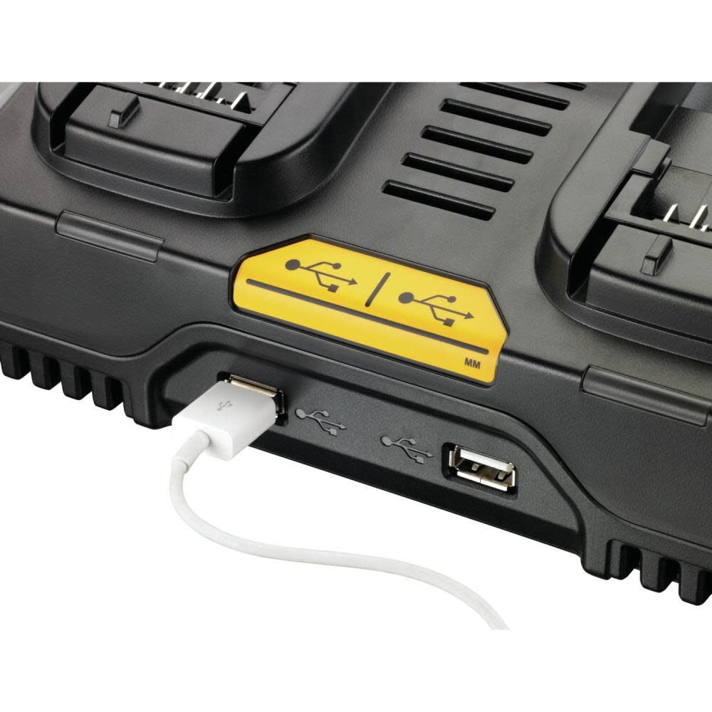 DEWALT 12-20V MAX DUAL PORT FAST CHARGER DCB102 from DEWALT