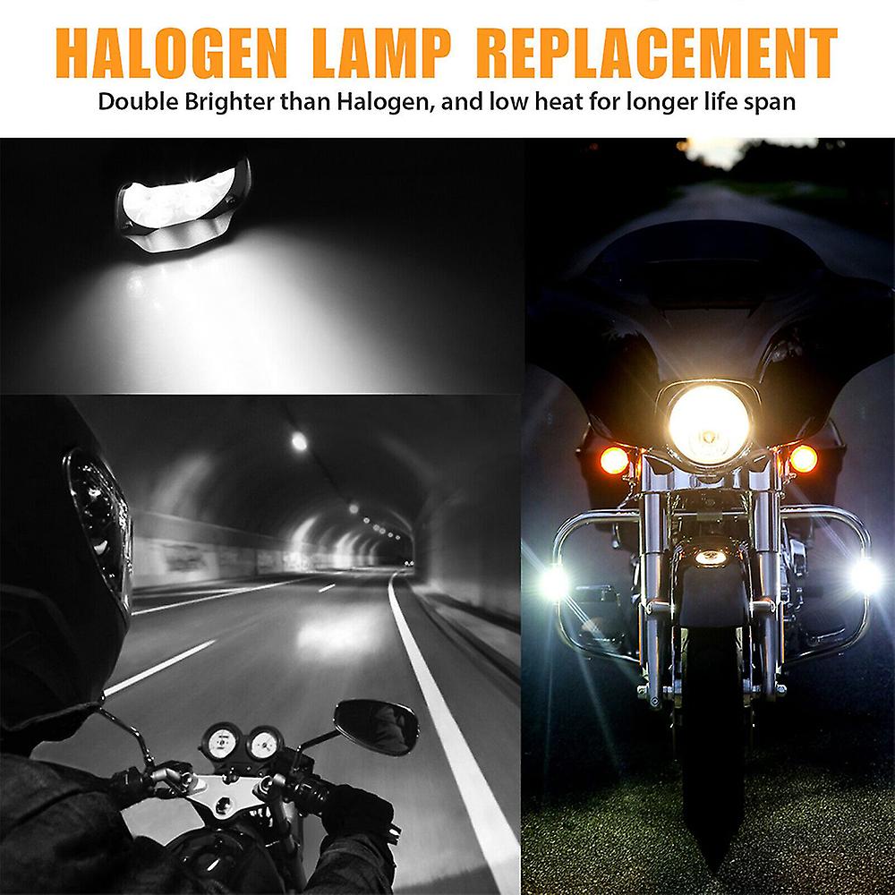 Universal Car Atv Motorcycle Lamp Led Lights Waterproof Fog Bright Headlight