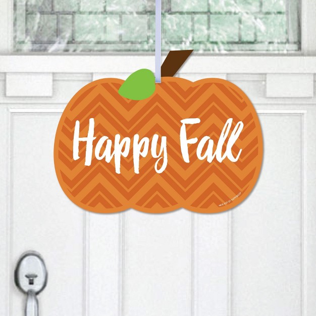 Big Dot Of Happiness Pumpkin Patch Hanging Porch Fall Halloween Or Thanksgiving Party Outdoor Decorations Front Door Decor 1 Piece Sign