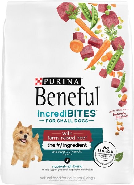 Purina Beneful IncrediBites with Farm-Raised Beef Small Breed Dry Dog Food