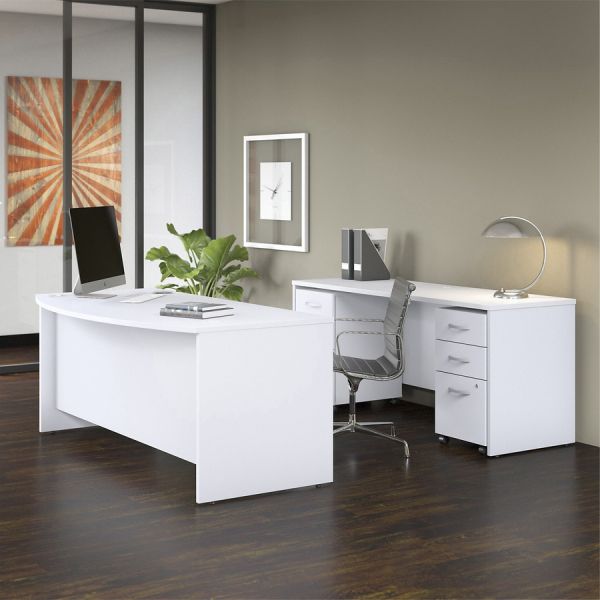 Bush Business Furniture Studio C 72w X 36d Bow Front Desk