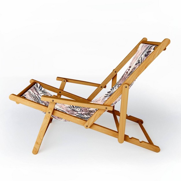 Marta Barragan Camarasa Tropical Modern Abstract Outdoor Sling Chair Deny Designs