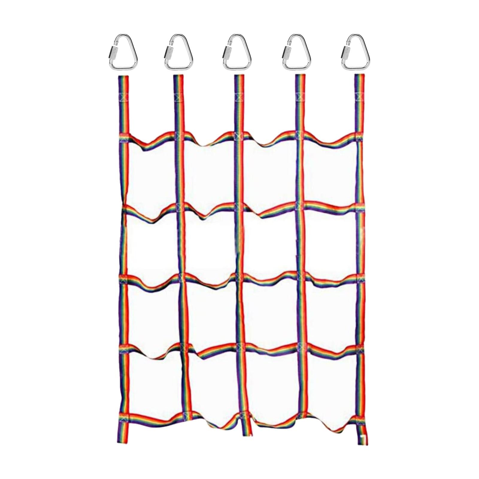 Nylon Children Climbing Swingset for Playground Obstacle Course Outdoor Treehouse Capacity 250kg