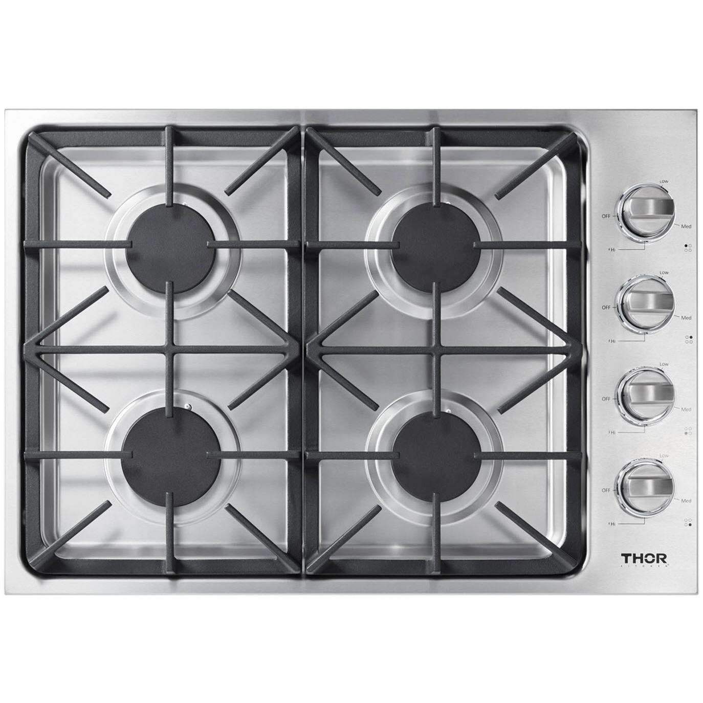 Thor Kitchen 30-inch Gas Cooktop TGC3001