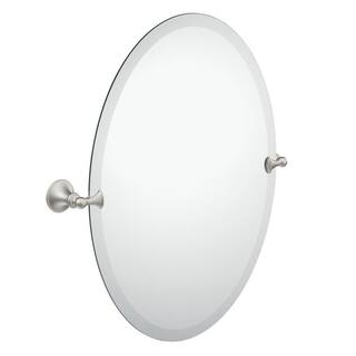 MOEN Glenshire 26 in. x 22 in. Frameless Pivoting Wall Mirror in Spot Resist Brushed Nickel DN2692BN