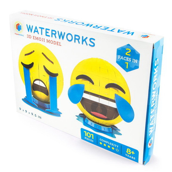 Brybelly 3D Foam Emoji Model  Waterworks