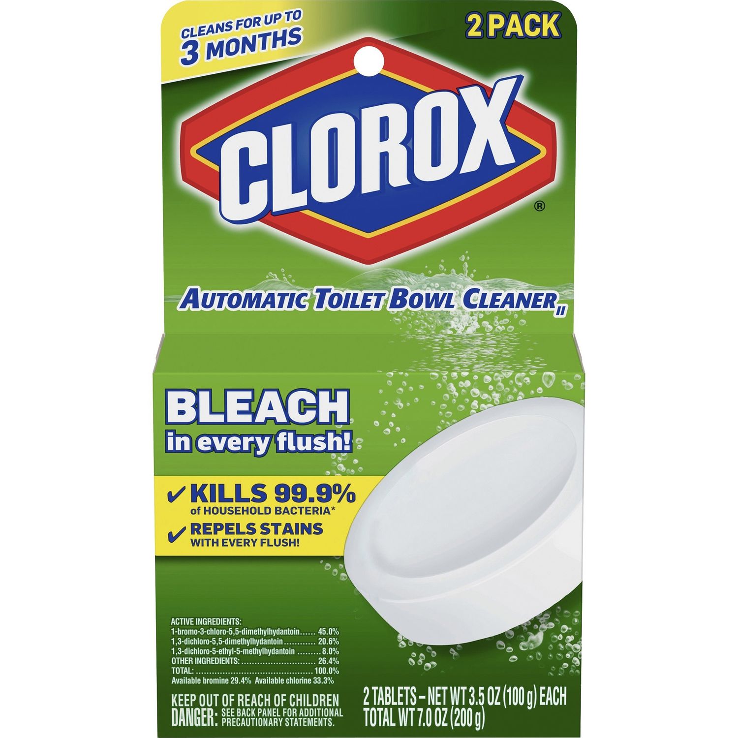 Ultra Clean Toilet Tablets Bleach by The Clorox Company CLO30024