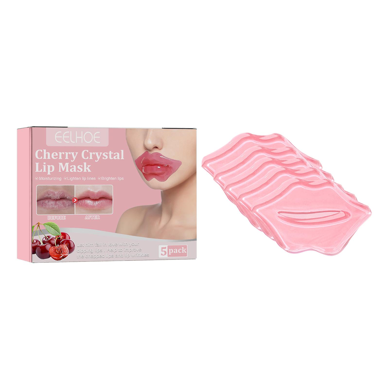 Cherry Crystal Lip Mask Moisturizes Moisturizes Repairs Lips Exfoliates Dead Skin Non-greasy And Lightens Lip Lines