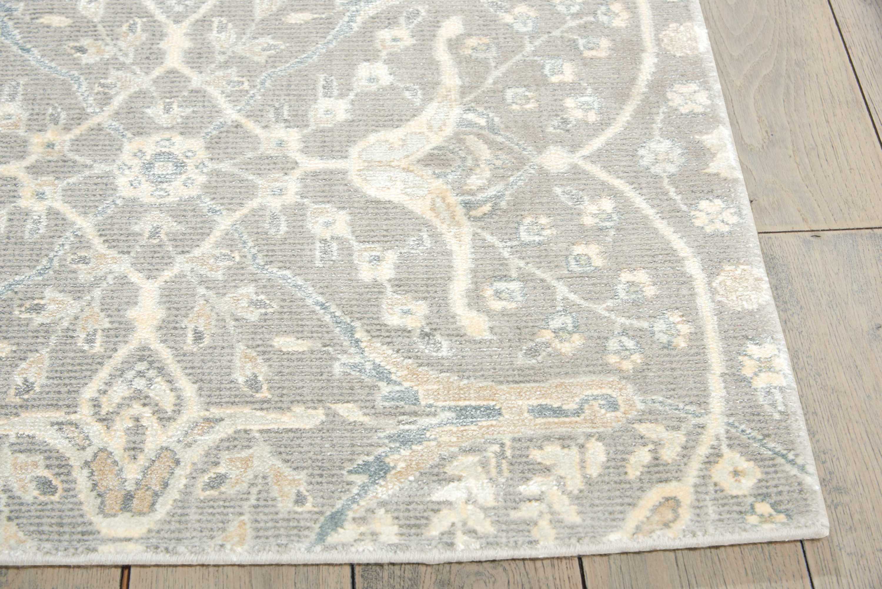 Luminance Hand Loomed Steel Rug