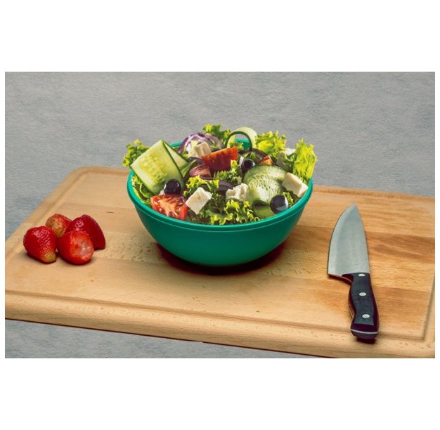 Jokari Fruit And Vegetable Salad Storage Bowl With Slotted Strainer Base Comes With Sealed Lid