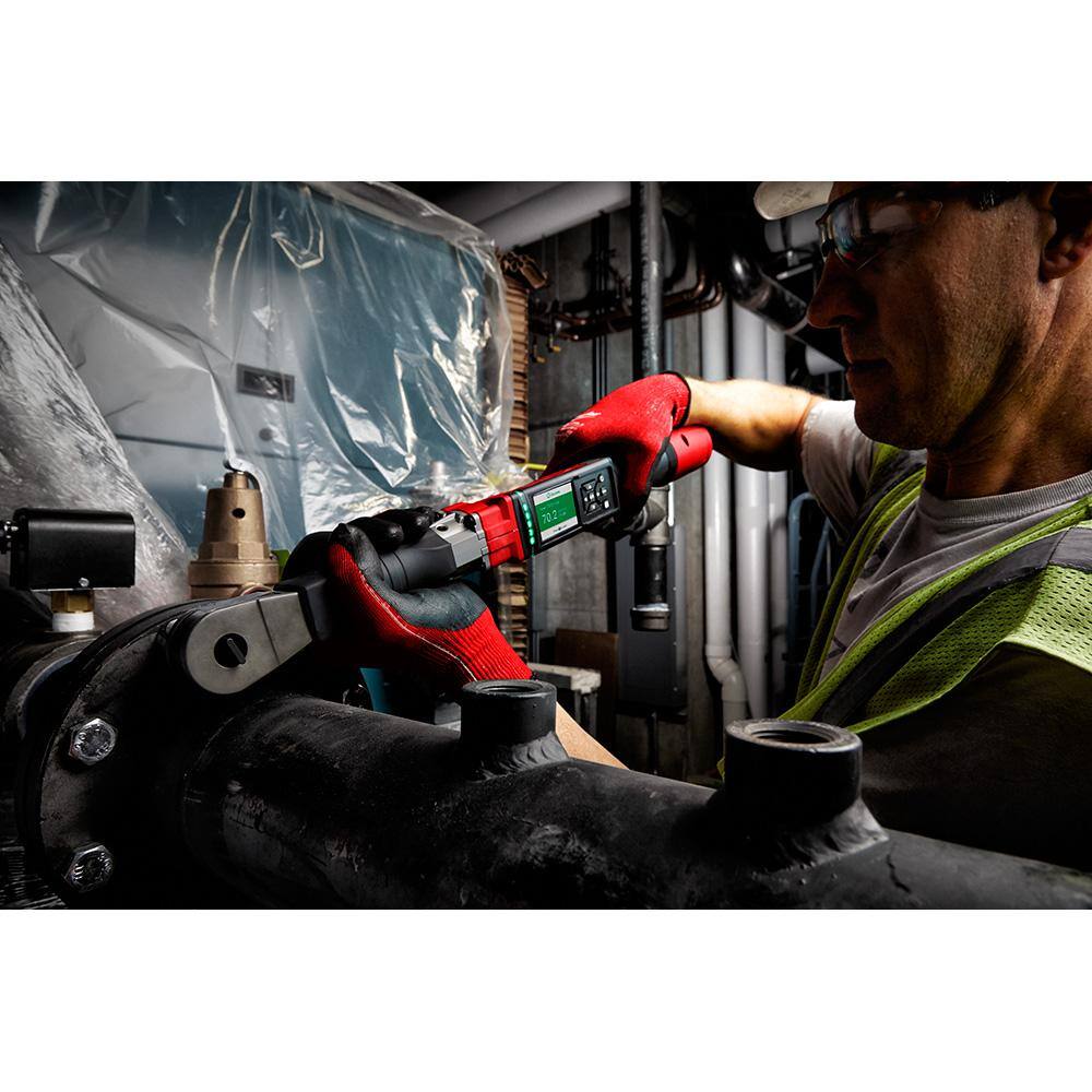 MW M12 FUEL One-Key 12-Volt Lithium-Ion Brushless Cordless 12 in. Digital Torque Wrench and 12 in. Impact Wrench 2466-20-2555-20