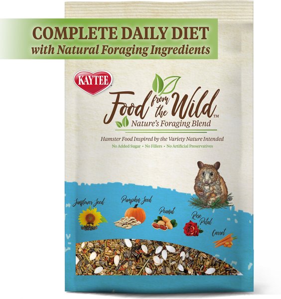 Kaytee Food From the Wild Hamster Food， 2-lb bag