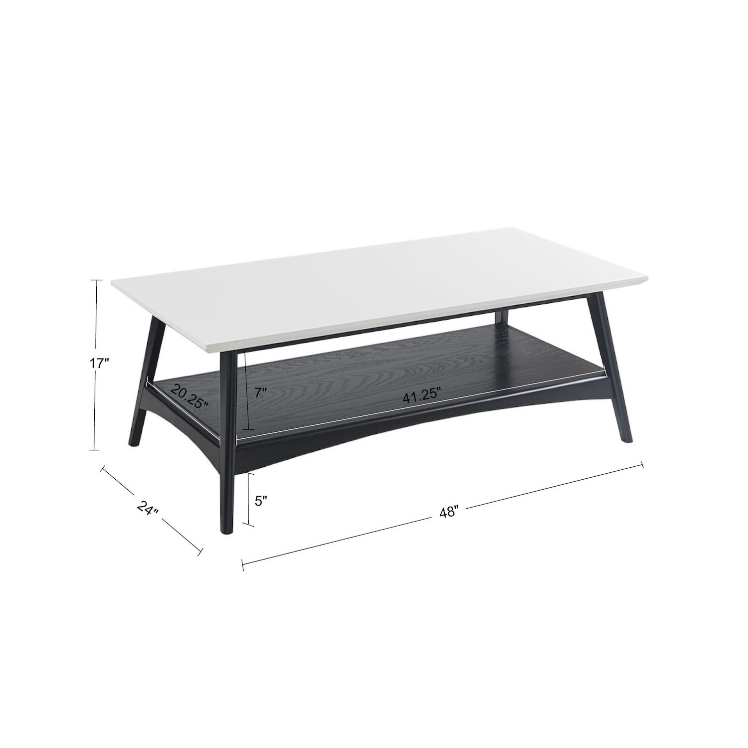 Madison Park Avalon Mid-Century Modern Coffee Table