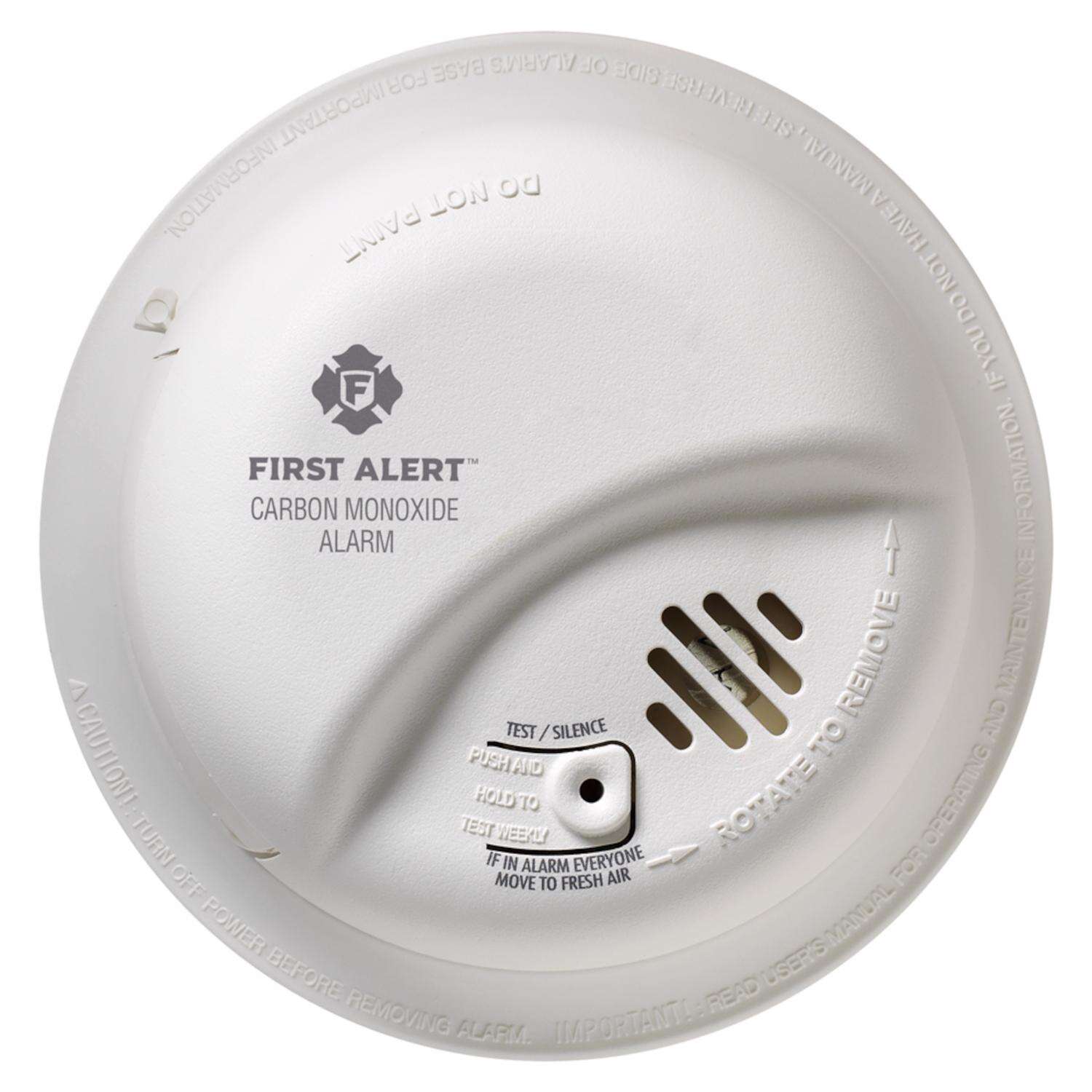 BRK Hard-Wired w/Battery Back-up Electrochemical Carbon Monoxide Detector