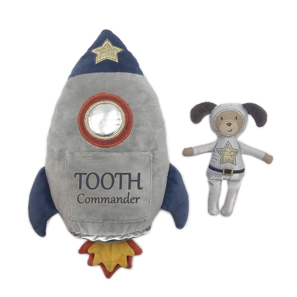 Spaceship Tooth Commander Pillow and Doll