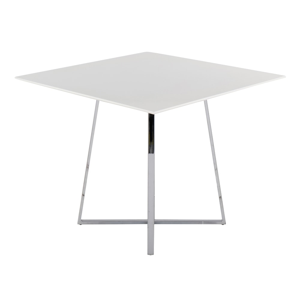 Silver Orchid Pugo Square Dining Table