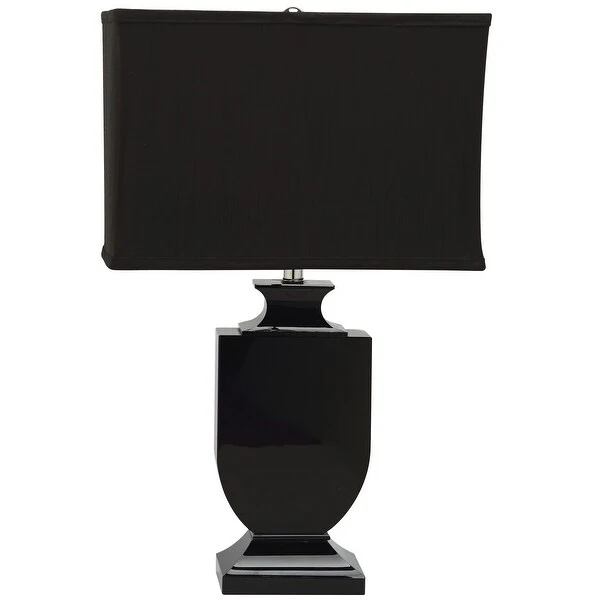 SAFAVIEH Lighting 24-inch Darcy Black Crystal Urn Table Lamp - 14