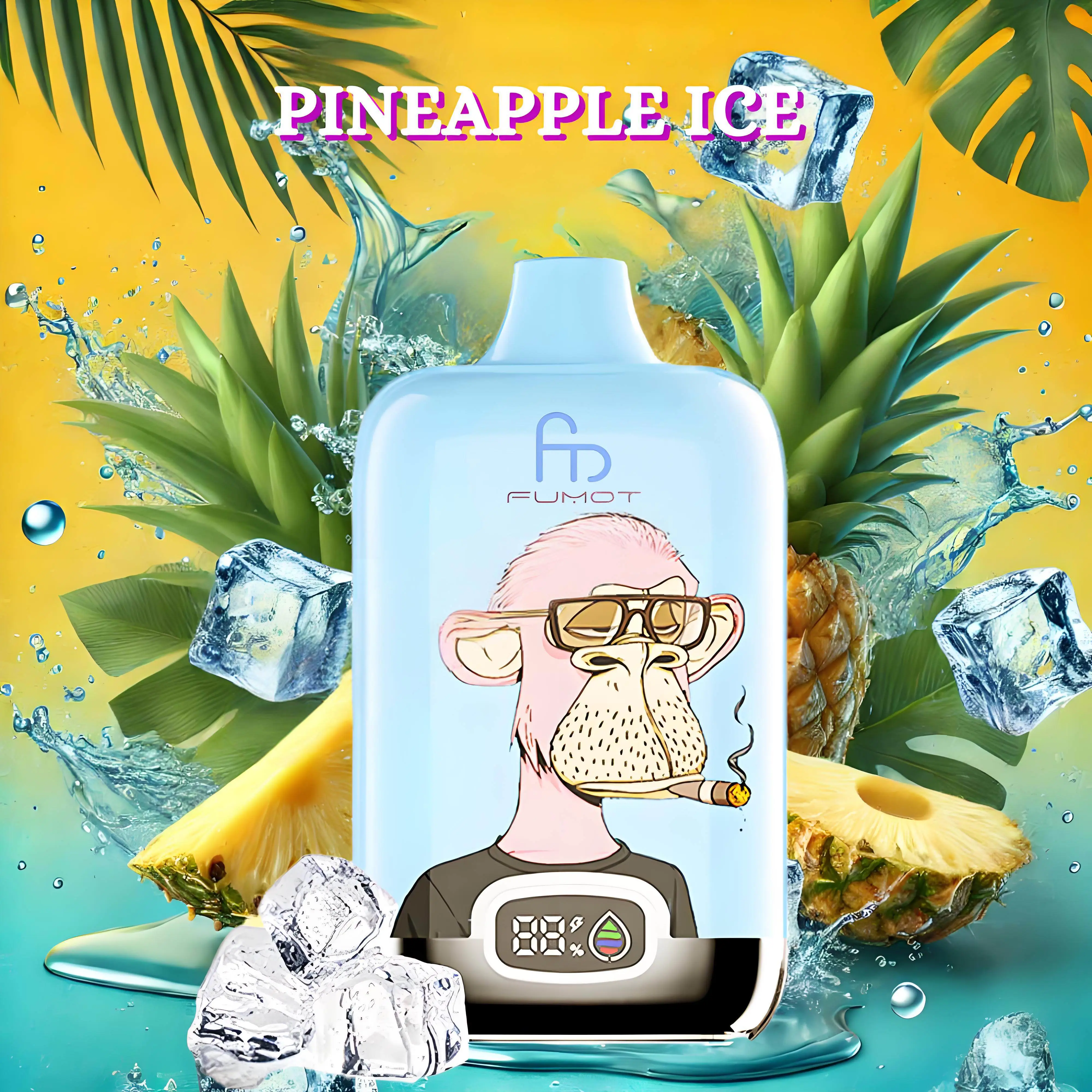 Fumot Tornado Digital Box 12000 Puffs - Pineapple Ice