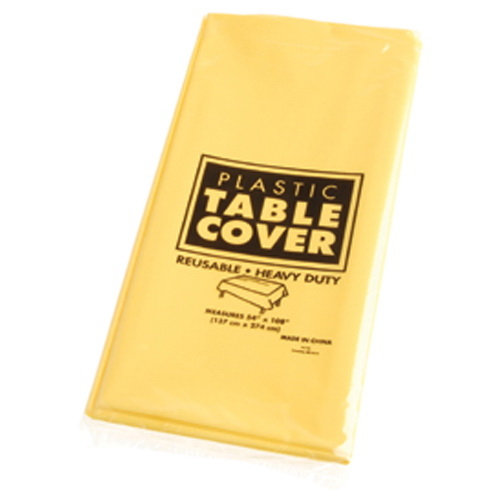 U.S. Toy NP92 Plastic Table Cover / Yellow