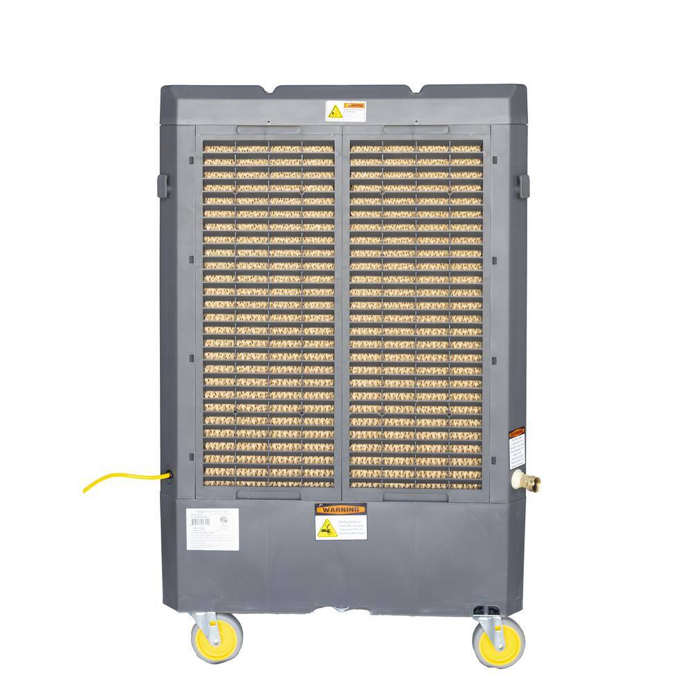 Hessaire Hi-Viz Series 5300 CFM 3-Speed Portable Evaporative Cooler (Swamp Cooler) for 1600 sq. ft. M250-2