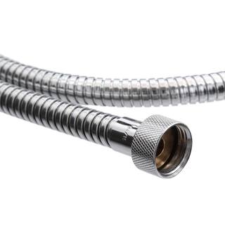 GROHE Rotaflex Metal Longlife 59 in. Twistfree Shower Hose in StarLight Chrome 28417000