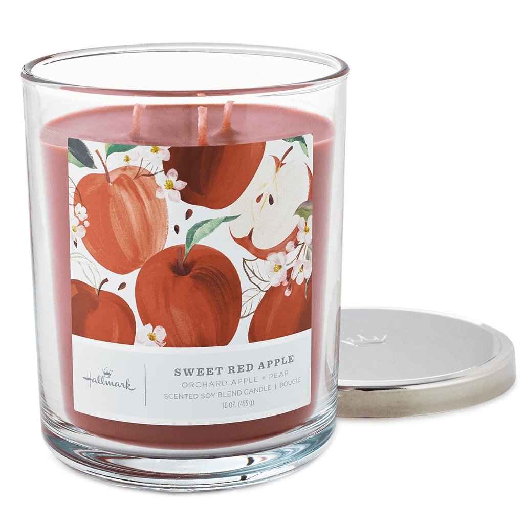 Hallmark  Sweet Red Apple 3-Wick Jar Candle, 16 oz.