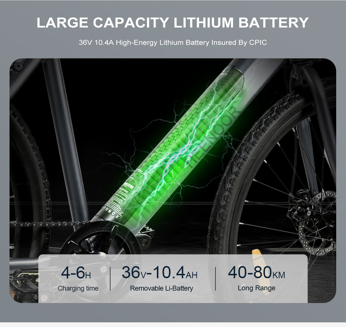 HEENOOR US Warehouse Long Range Battery Electric Road Bicycle Rear Hub Motor 700C oy Gravel E Bikes Velo de ville electrique